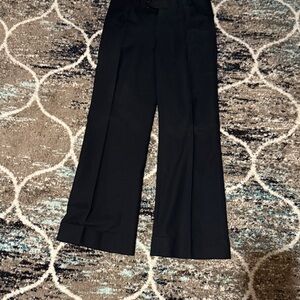 Banana Republic Black Wide-Leg Dress Pants